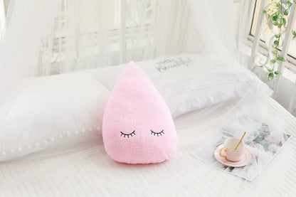 Stuffed Cloud, Moon, Star & Raindrop Plush Pillows | Soft Cushion Toys for Kids' Rooms & Gifts