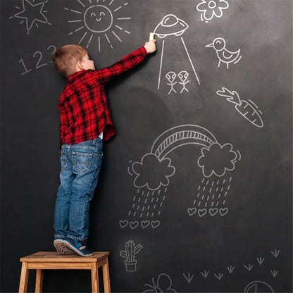 45x100cm Blackboard & Whiteboard Stickers | Removable Wall Stickers for Kids' Rooms