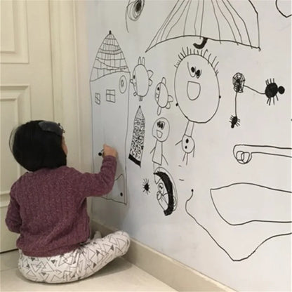 45x100cm Blackboard & Whiteboard Stickers | Removable Wall Stickers for Kids' Rooms