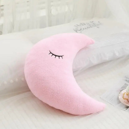 Stuffed Cloud, Moon, Star & Raindrop Plush Pillows | Soft Cushion Toys for Kids' Rooms & Gifts