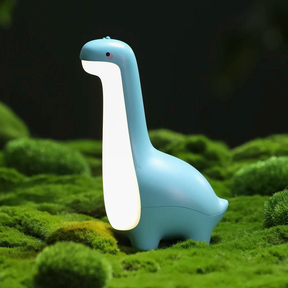 Dinosaur Night Light | USB Rechargeable Bedside Lamp for Kids