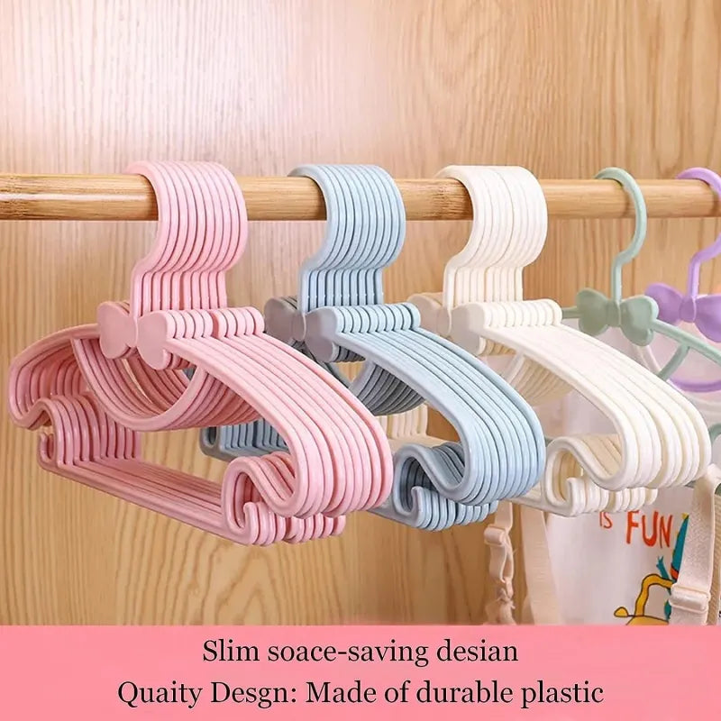 4Pcs Children Clothes Hanger Portable Display Baby Clothing Organizer Hangers - Windproof and Durable