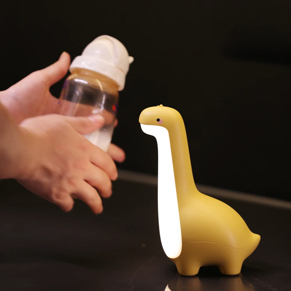 Dinosaur Night Light | USB Rechargeable Bedside Lamp for Kids