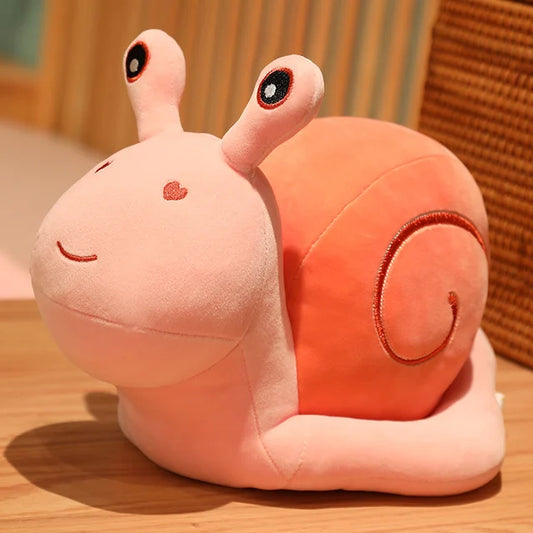 Cartoon Snails Plush Toy – Cute Kawaii Snail Pillow for Kids and Room Decor