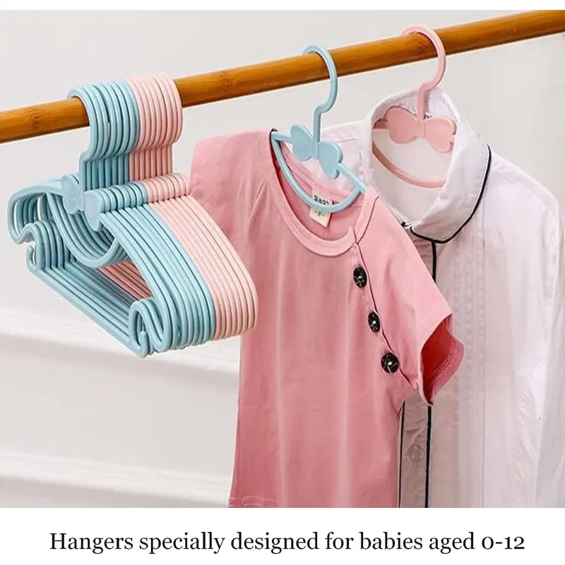 4Pcs Children Clothes Hanger Portable Display Baby Clothing Organizer Hangers - Windproof and Durable