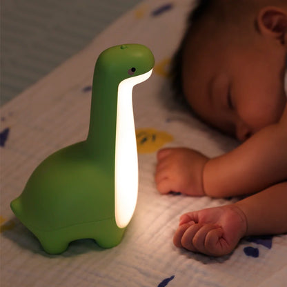 Dinosaur Night Light | USB Rechargeable Bedside Lamp for Kids