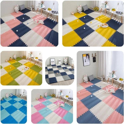 16pcs Foam Baby Play Mat | Interlocking Soft Puzzle Tiles for Kids