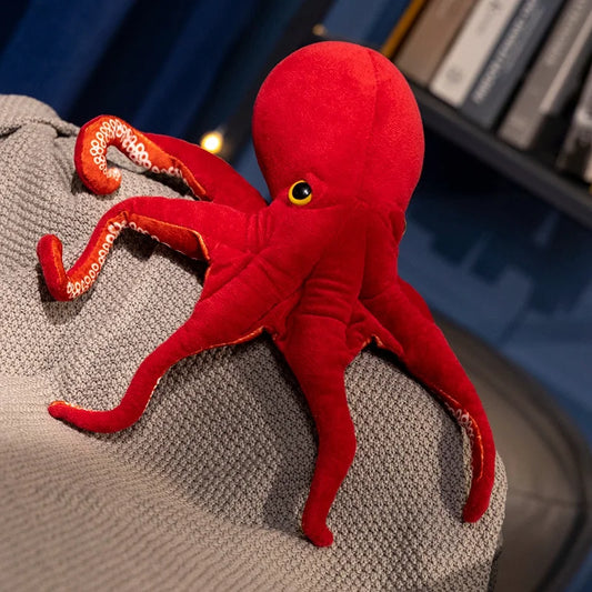 Lifelike Octopus Plush Toy – Realistic Stuffed Sea Animal for Kids and Gifts